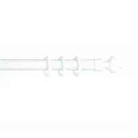 Карниз "Кантри" 1,2 белый однорядный