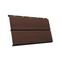 М/сайдинг ЭкоБрус 3D (GL) Satin MATT PE RAL ** толщина 0,5мм, размер 0,345*м2 (в пленке)