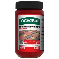 Пигмент-краситель ОСНОВИТ КОЛОРСКРИН AdP1 красный 0,7 кг