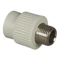 Муфта комбинированная PPR 32x1/2" с наружной резьбой Россия