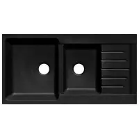 Мойка композитная GRANFEST Practik 980х510 Черный 2-секции