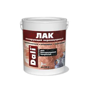 Лак лессирующий Dali-Decor перламутровый (золото) 1кг ( Т-ра перевозки не ниже +5град)