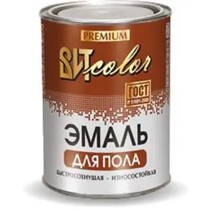 Эмаль ПФ-266 желто-коричневая 0,8кг ВИТ color быстросохнущая для пола (сушка 7 часов)