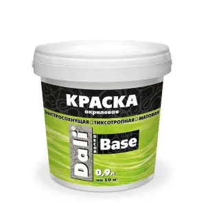 Краска для декоративных покрытий базовая Dali-Decor Base База С (бесцветная), 0,9л