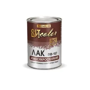 Лак мебельный глянцевый ВИТ color ПФ-157 алкидный 0,8кг ГОСТ Р 52165-2003