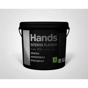 Краска ВД фасадная Hands Exterior ПРЕМИУМ Base A 5 л