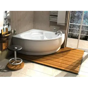 Ванна AQUATEK "Калипсо" 146х146 без гидромассажа (с фронт.экраном),с каркасом