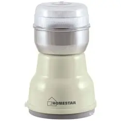 Кофемолка электрическая 150 Вт 50 г (зёрен) HOMESTAR HS-2001 бежевая