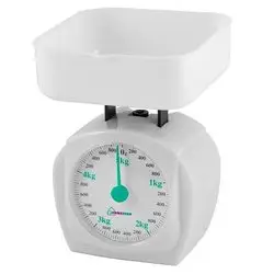 Весы кухонные механические 5 кг HOMESTAR HS-3005М белый