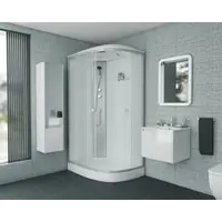Кабина душевая NIAGARA 1200х800х2150, низкий поддон (13см), стекло МАТОВОЕ, арт. NG-4312-14L