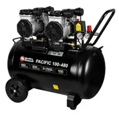Компрессор поршневой безмасляный QUATTRO ELEMENTI PACIFIC 100-480 (480 л/мин, 100 л, 3.5 л.с, 8 бар)