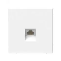 Механизм розетки компьютерной ArtGallery RJ45 кат.6A бел. SE GAL000186